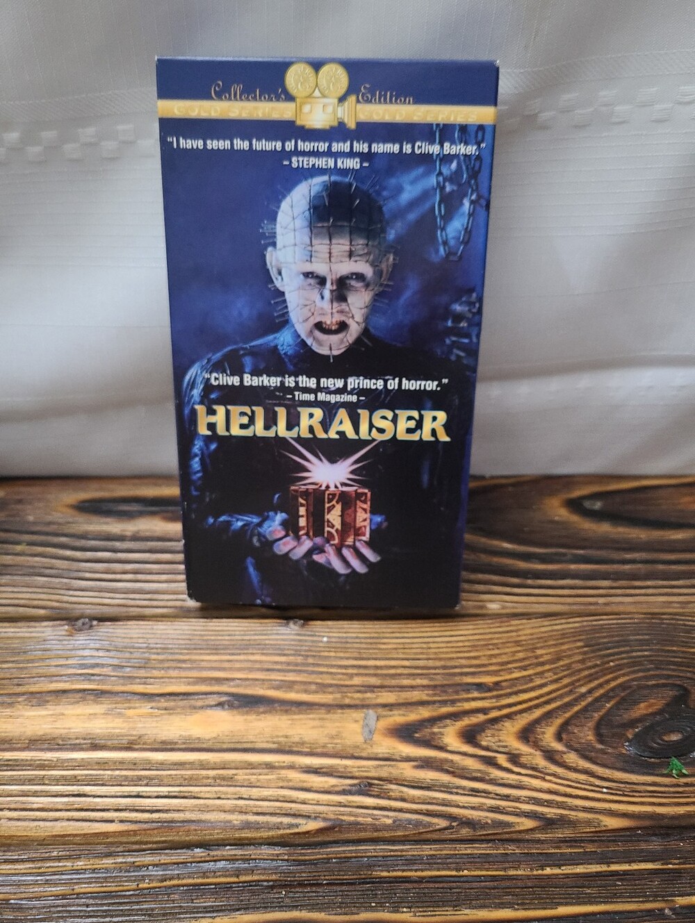 Hellraiser VHS Collector's Edition Gold Series NTSC R Horror 1987 Clive Barker